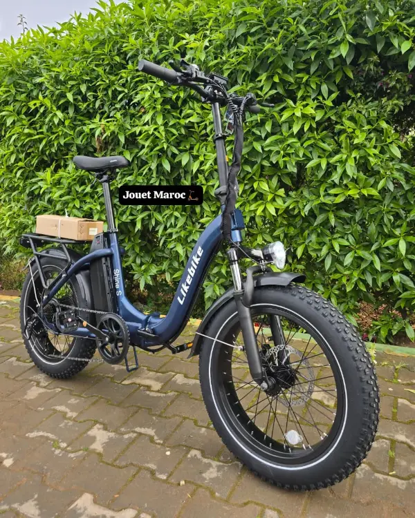 Vue arrière du vélo électrique pliable SHINE S PRO