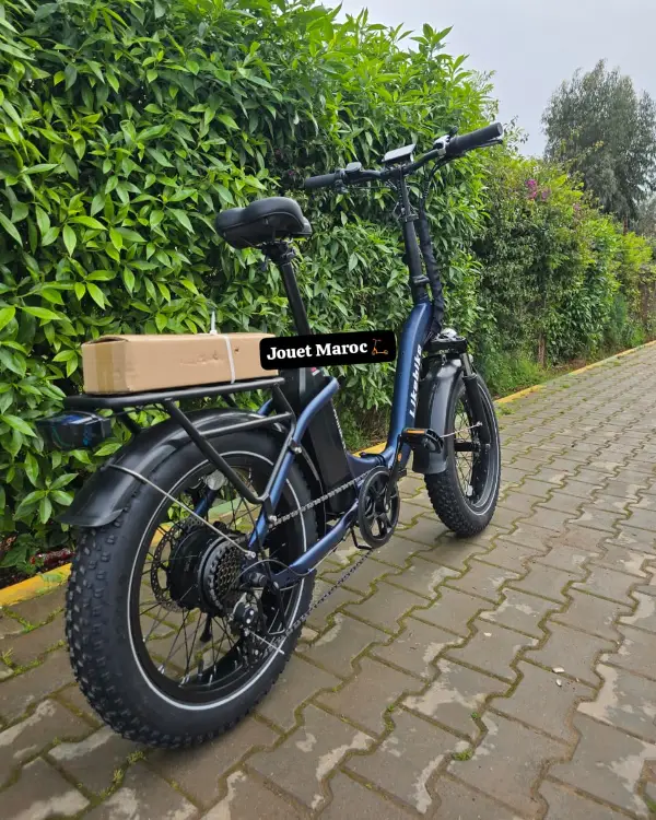 Vue pliée du vélo électrique LIKEBIKE SHINE S PRO pour un transport facile