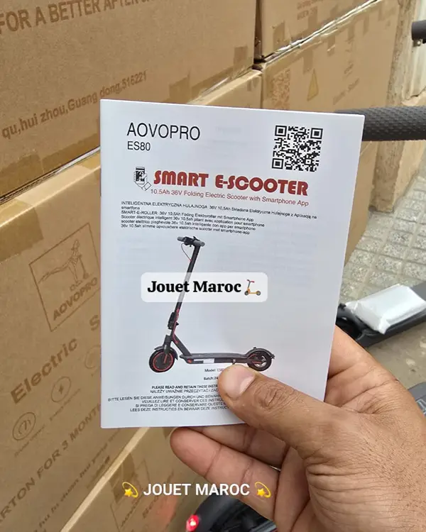 Trottinette électrique AOVO PRO ES80 12