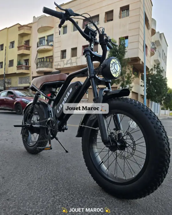 Vue arrière du Vélo électrique likebike Harley U11