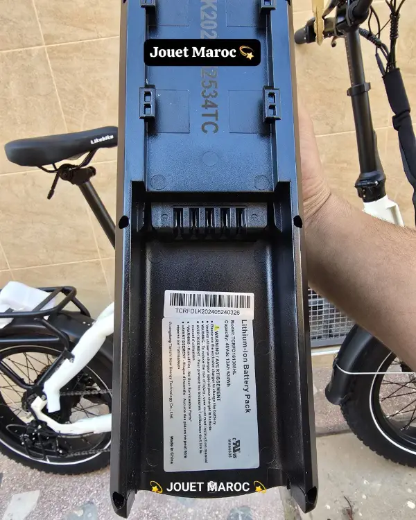 Batterie lithium amovible intégrée du vélo Le Likebike Shine